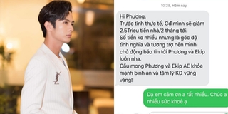 Huỳnh Phương vui mừng khi được giảm tiền thuê nhà trong dịch Covid-19