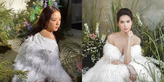 Ngọc Trinh tung ảnh diện váy cưới nhưng khán giả "réo" tên Jisoo