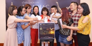 Lần đầu tiên giải Âm nhạc Cống hiến bầu chọn online