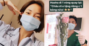 Được "cưng" như Châu Bùi trong khu cách ly: 8/3 nhận hoa 2 lần