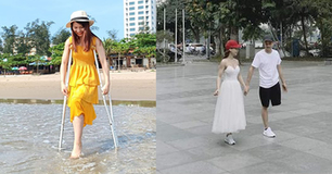 Cô kế toán 1 chân khoe tìm được "mảnh ghép" hoàn hảo