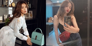 Hé lộ tủ đồ hiệu trong căn penthouse sang chảnh của Hoàng Thùy Linh