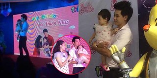 Clip: Phùng Ngọc Huy hát tặng bé Lavie trong tiệc sinh nhật lúc 1 tuổi