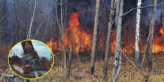 Cháy rừng ngày càng gần lò phản ứng hạt nhân Chernobyl gây lo ngại