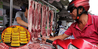 Giá thịt heo, giá vàng cùng tăng trong ngày 9/4