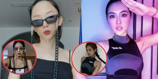 Sao Việt bắt trend Jennie: Tóc Tiên khoe kính, Tường Linh diện áo đôi
