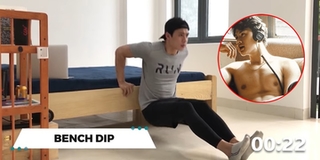 Hoàng Trung "Tình yêu hoàn mỹ" hướng dẫn tập body 6 múi tại gia