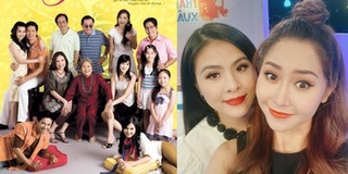 Vân Trang - Tường Vi hội ngộ nhau sau 10 năm đóng "Dù Gió Có Thổi"