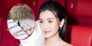 Cao Thái Hà nấu cơm, sữa đậu nành phát cho người bán vé số thất nghiệp
