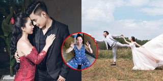 Vợ bầu Lê Dương Bảo Lâm khoe loạt ảnh cưới kỉ niệm 4 năm về chung nhà