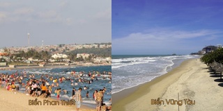 Hai "sắc thái" trái ngược ở bãi biển Vũng Tàu - Phan Thiết dịp lễ 30/4
