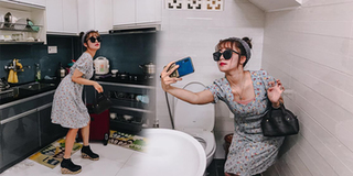 Du lịch "độc đáo" mùa dịch: Selfie trong phòng tắm, tạo dáng ở nhà bếp