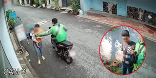 Bắt được tài xế công nghệ giật điện thoại của người phụ nữ bế con