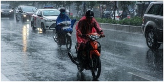 Trong 2 ngày đầu tuần, mưa dông sẽ mở rộng xuống Bắc Trung Bộ