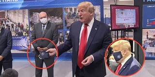 Tổng thống Mỹ Donald Trump lần đầu tiên đeo khẩu trang