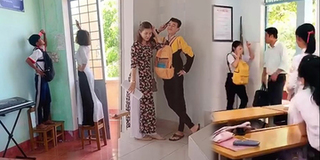 Dân mạng cười bò khi học sinh đu trend giả "tàng hình" troll giáo viên