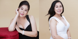 NSND Hồng Vân khoe vẻ đẹp tươi trẻ mừng sinh nhật tuổi 54