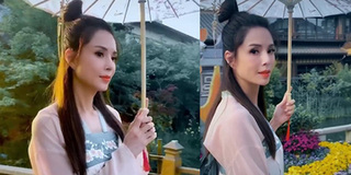 “Cô Cô” Lý Nhược Đồng gây sốt với khí chất thần tiên khi diện cổ phục