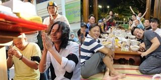 Hoài Linh cùng anh em Nụ Cười Mới ăn giỗ 10 năm của NSƯT Hữu Lộc
