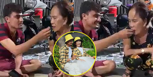 Sau khoe hình ảnh cưới, cặp em 65 anh 24 đút cho nhau ăn đầy tình tứ