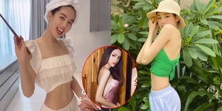 Dàn mỹ nhân Việt khoe góc nghiêng, lộ thân hình "mỏng như lá lúa"