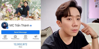 Trấn Thành chính thức là sao Việt có fanpage hot nhất Vbiz