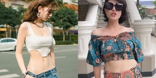 Ngọc Trinh - Trang Trần cặp chị em có vòng eo lặp kỷ lục Vbiz