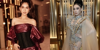 Thời trang sao Việt tuần qua: Lâm Khánh Chi diện váy lồng lộn 5m