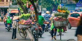 Duyên dáng Hà Nội qua chiếc xe hoa đầy màu sắc từ member Việt Nam Ơi