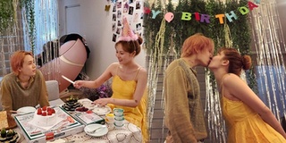 HyunA đón sinh nhật ngọt ngào và nụ hôn lãng mạn bên bạn trai