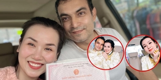 Võ Hạ Trâm và chồng Ấn Độ đi đăng ký kết hôn sau 2 năm đám cưới