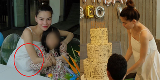 Chụp ảnh góc nào Hồ Ngọc Hà cũng tăng cân, lộ bụng bầu sinh đôi