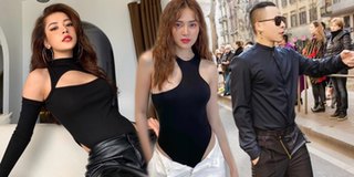 Lan Ngọc "học tập" style thời trang của Vũ Khắc Tiệp và Chi Pu