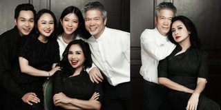 Ca sĩ Thanh Lam chụp ảnh hạnh phúc cùng "gia đình mới"