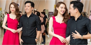 Trường Giang "tay trong tay" đưa bà xã Nhã Phương đi sự kiện