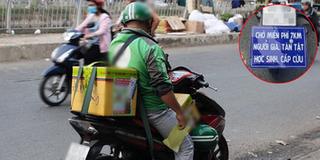 Anh shipper nhận chở khách miễn phí 7km khiến dân mạng nể phục