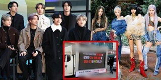 Fan BTS học tập fan BLACKPINK thuê xe tải đòi công bằng cho thần tượng
