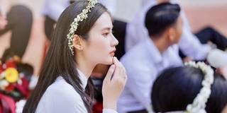 Nữ sinh Bình Định gây sốt vì góc nghiêng thần thái, sống mũi thẳng tắp