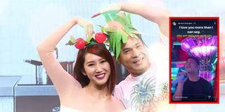 Thúy Ngân đăng story có Trương Thế Vinh kèm dòng chữ "I love you"