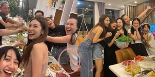 Vừa sinh con trai đầu lòng, Hoàng Oanh tái xuất với thân hình thon gọn