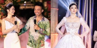 Đại gia Minh Nhựa chi 405 triệu mua bộ váy của Lương Thùy Linh tặng vợ