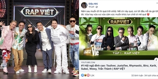 Sao Việt phát cuồng với chương trình "Rap Việt" mùa đầu tiên