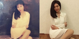 Ninh Dương Lan Ngọc bắt trend thử thách cosplay thành mẹ ngày trẻ