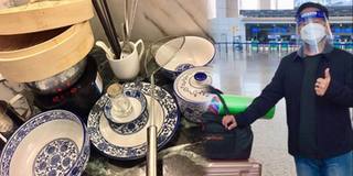 Anh chàng mang 55kg hành lý đi cách ly, sống như rich kid thứ thiệt