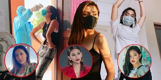 Muôn kiểu "nhớ nghề" của dàn người mẫu khi đi cách ly