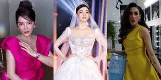 Thời trang sao Việt tuần qua: Lương Thùy Linh diện bộ váy 405 triệu