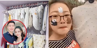 Quỳnh Anh khoe tủ quần áo của quý tử, Nhật Linh được chồng đèo xe đạp