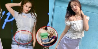 Nancy (MOMOLAND) công khai vòng eo, xoá nghi án photoshop ảnh quá đà