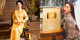 Hòa Minzy khoe nút vàng YouTube sau thành công của MV mới
