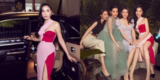 Giữa ồn ào bị quỵt tiền, Quỳnh Thư đi "xế hộp" 25 tỷ đến xem Hà Hồ hát